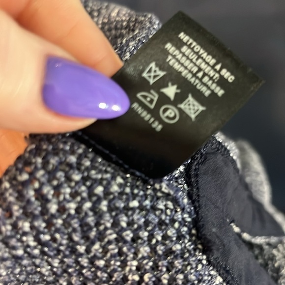 Lafayette 148 Top Linen Blend Semi-Sheer 3/4 Sleeves Open Knit Size Small - Picture 8 of 8